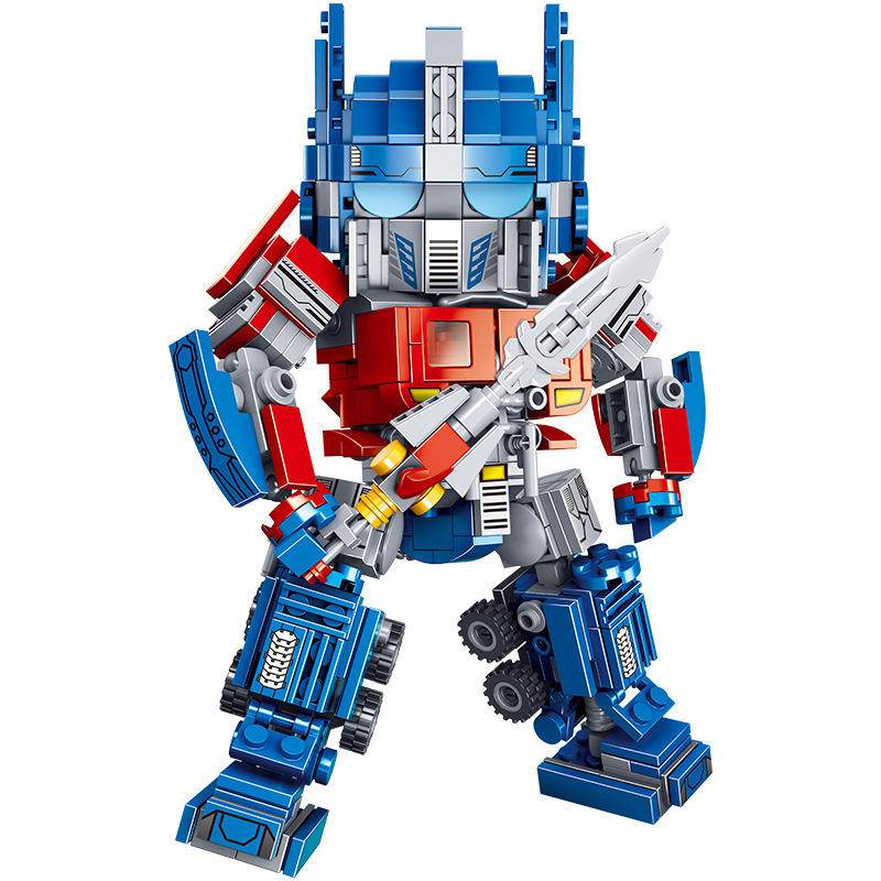 Đồ chơi lắp ghép mẫu Robot Supper Warrior với hơn 500 chi tiết chất liệu nhựa ABS cao cấp Quà tặng bé trai ,quà tặng sinh nhật
