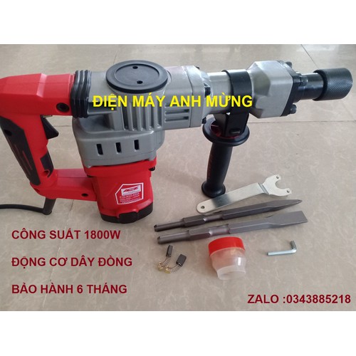 Máy đục bê tông ACZ 1800w Bảo hành 6 tháng