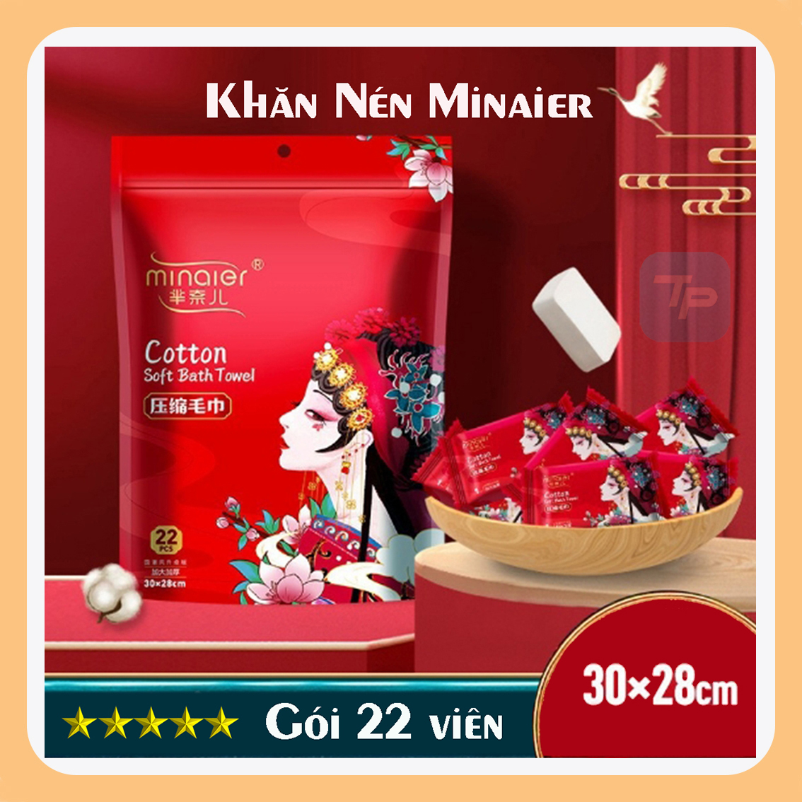 Khăn  Nén MINAIER [28*30cm]