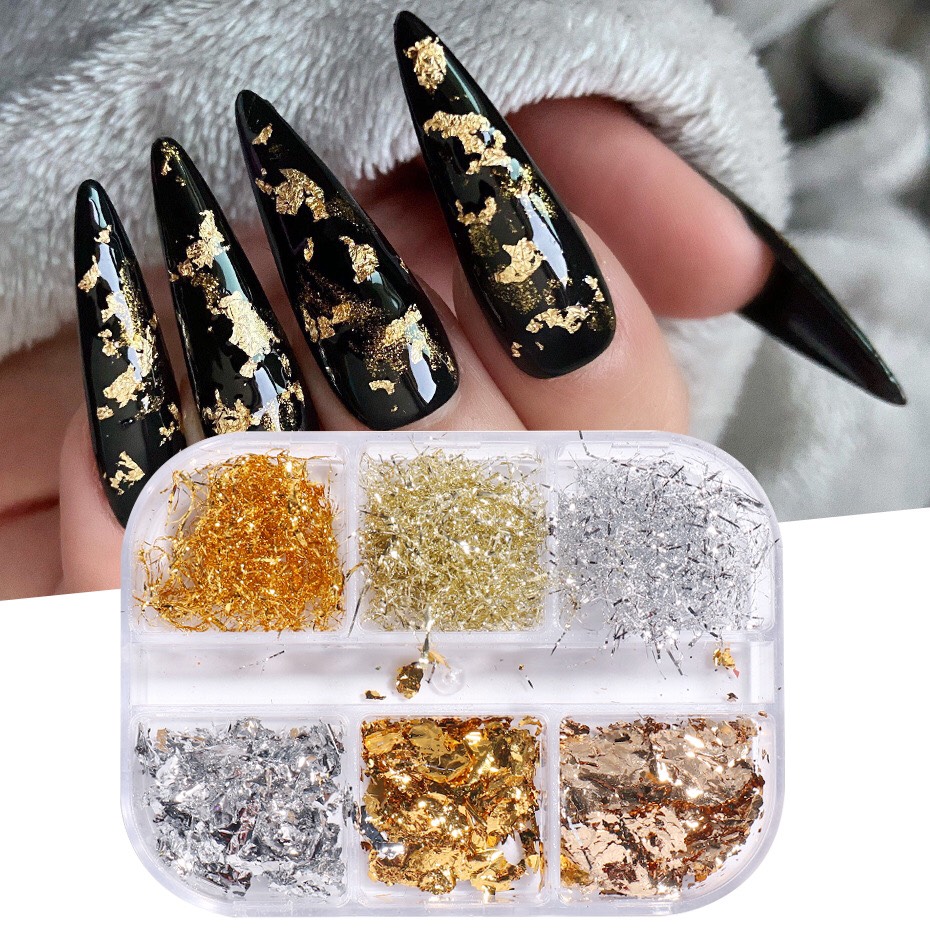 Set sợi giấy nhún nail