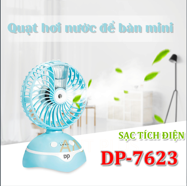 QUẠT PHUN SƯƠNG ĐỂ BÀN MINI DP-7623
