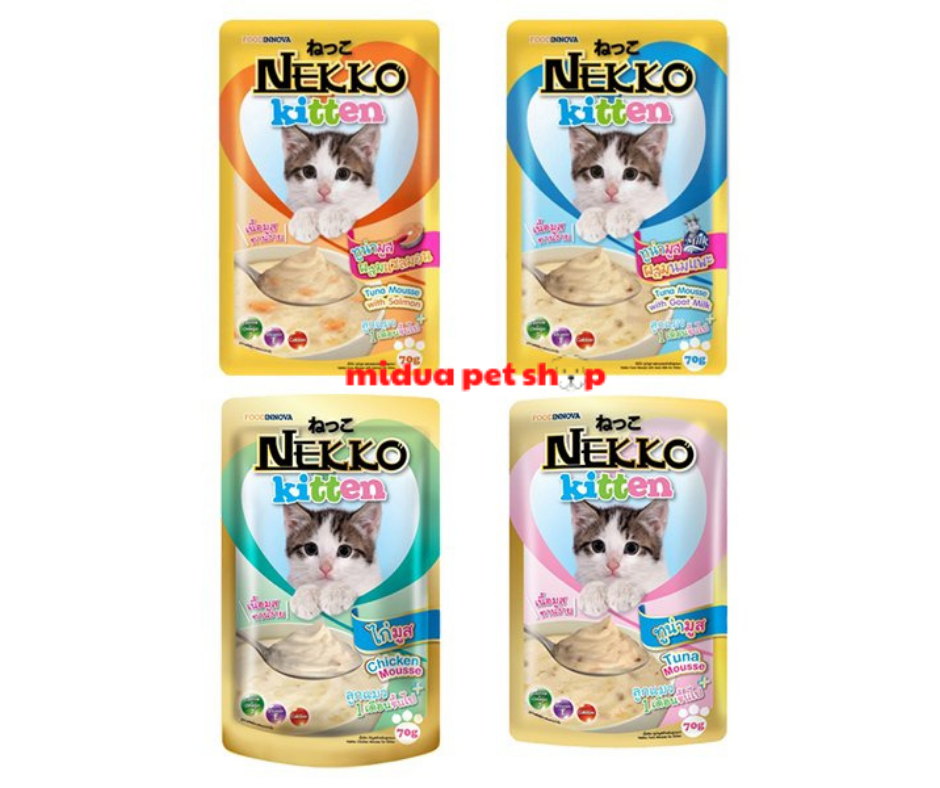 Pate Nekko cho mèo đủ vị