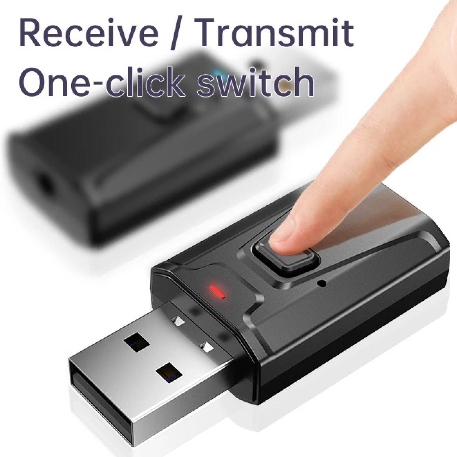 Usb thu phát âm thanh 2 trong 1 bluetooth 5.0 chuyển đổi aux sang tín hiệu bluetooth cho loa amply dvd fm radio