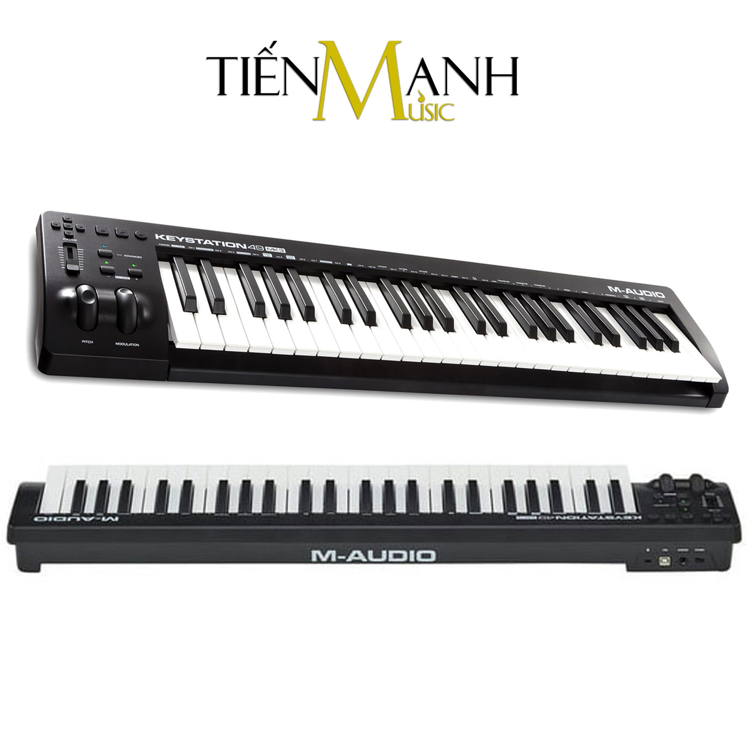 M-Audio Keystation 49 MK3 Ultra Portable USB MIDI Keyboard Controller MKIII MAudio Bàn phím làm nhạc - Sản xuất âm nhạc producer