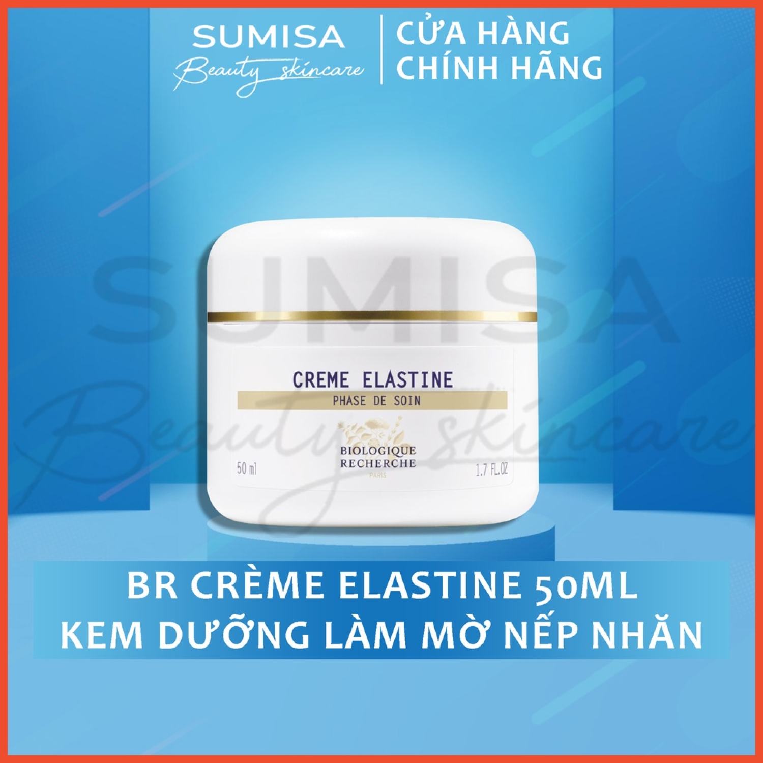 Br crème elastine 50ml kem dưỡng hỗ trợ làm mờ nếp nhăn và vết chân chim