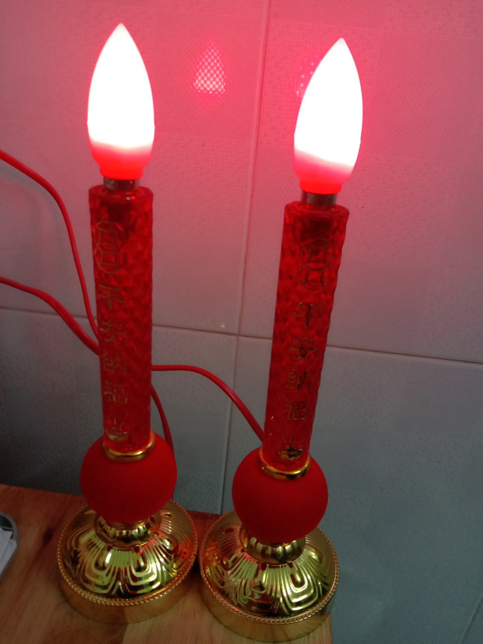 Đèn sen led,đèn nến bàn thờ