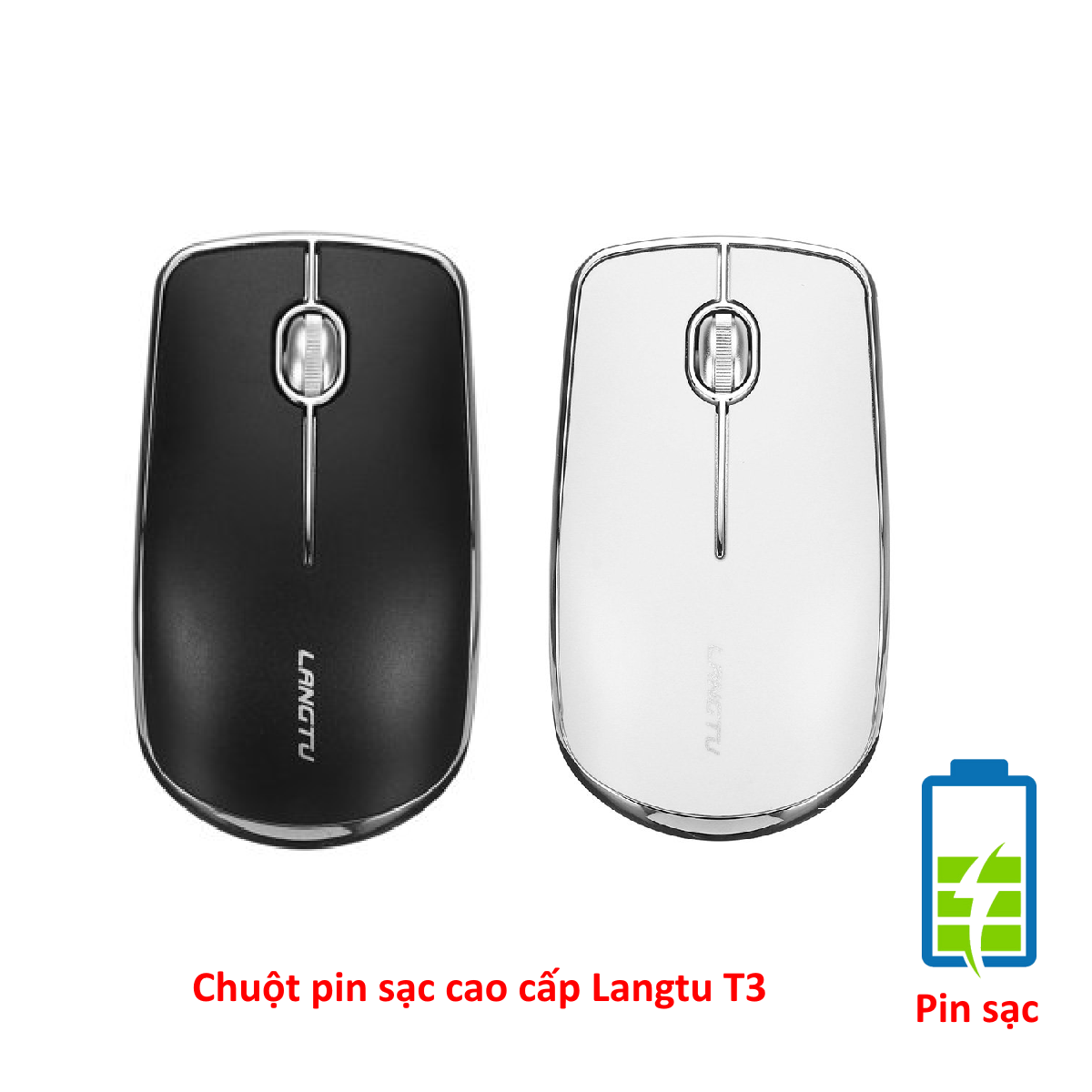 [HCM]Chuột không dây tích pin sạc T3 (LT500)