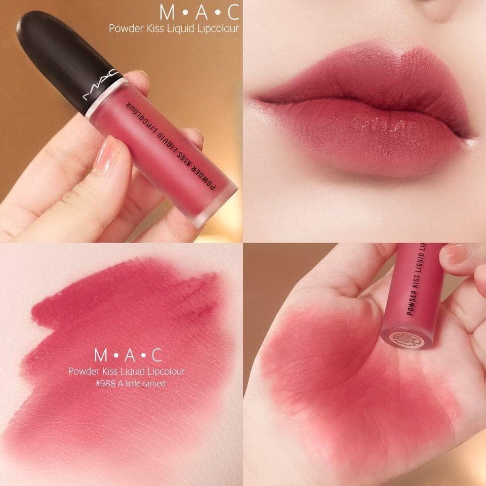 Son MAC Kem Lì Powder Kiss.