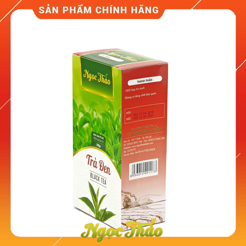Hộp Trà Đen Ngọc Thảo 200 gr