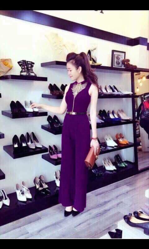 [HCM]Jumsuit nữ quần dài có đai eo