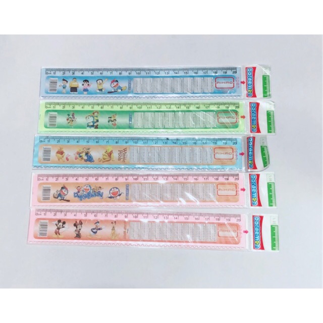 Thước kẻ nhựa cứng 20cm thuận nam