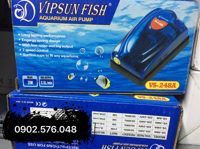 [HCM]Máy sục oxi cho cá 1 đầu sủi khí (bao gồm dây và 1 cục sủi)