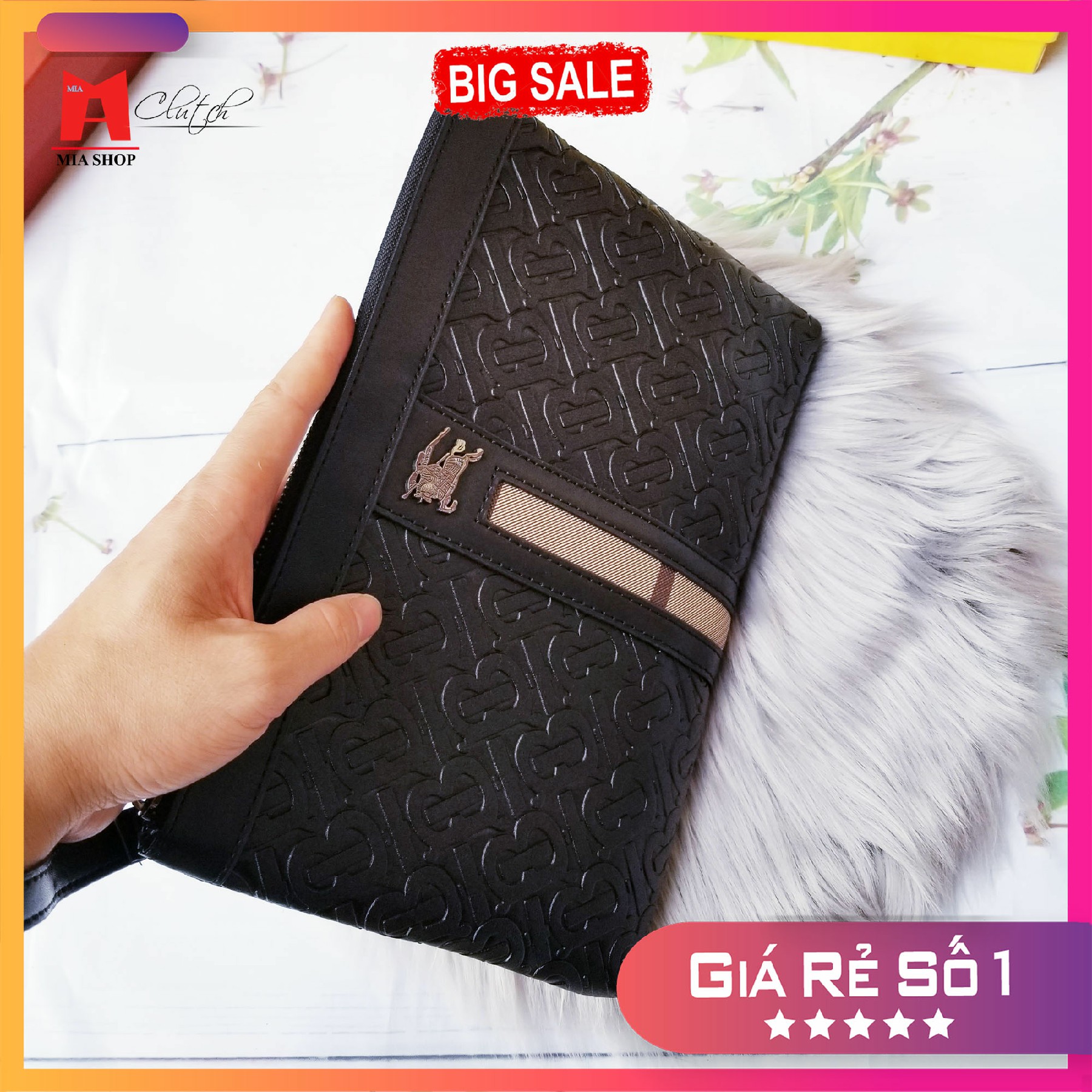 Clutch Ví cầm tay QCBBR1