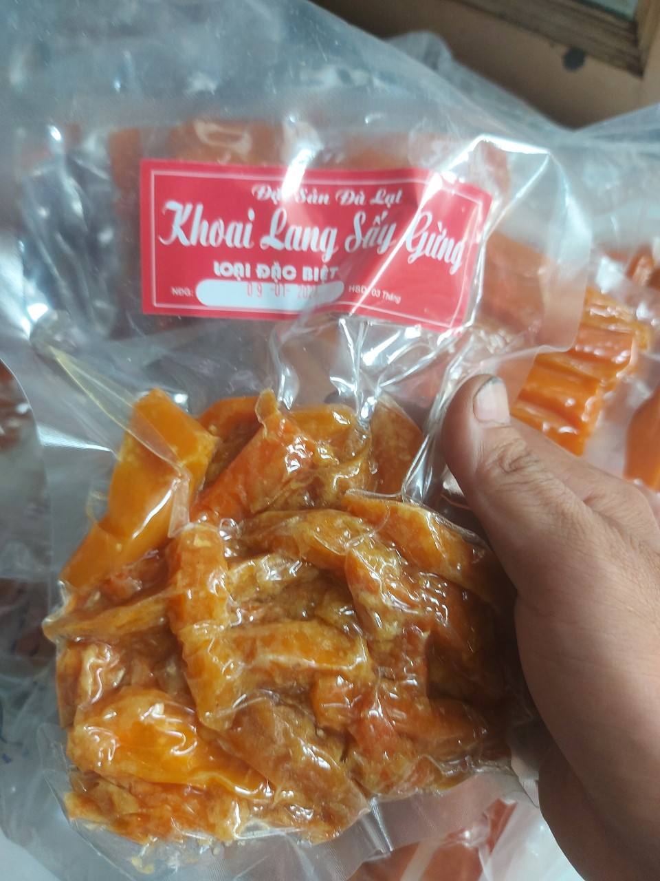 [HCM]Khoai Lang Mật sấy gừng