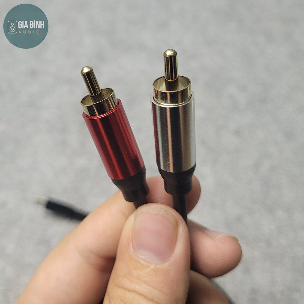 Cáp Type C ra 2RCA (bông sen) Kiwi - Chính hãng
