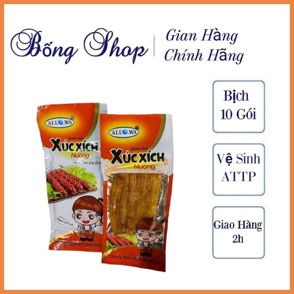 Combo 10 Gói Snack Hình Xúc Xích Nướng