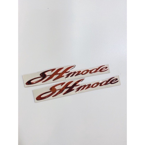 Tem logo, tem chữ nổi SH Mode nhiều màu (2 tem nổi cứng)