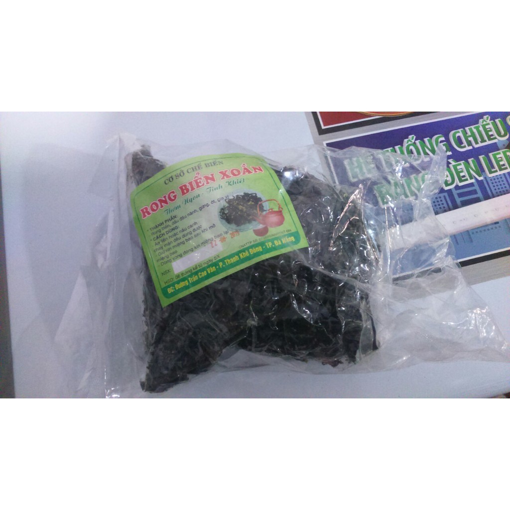 Rong Biển Xoắn Ăn Liền Đà Nẵng. (Nhẵn Xanh 200G)
