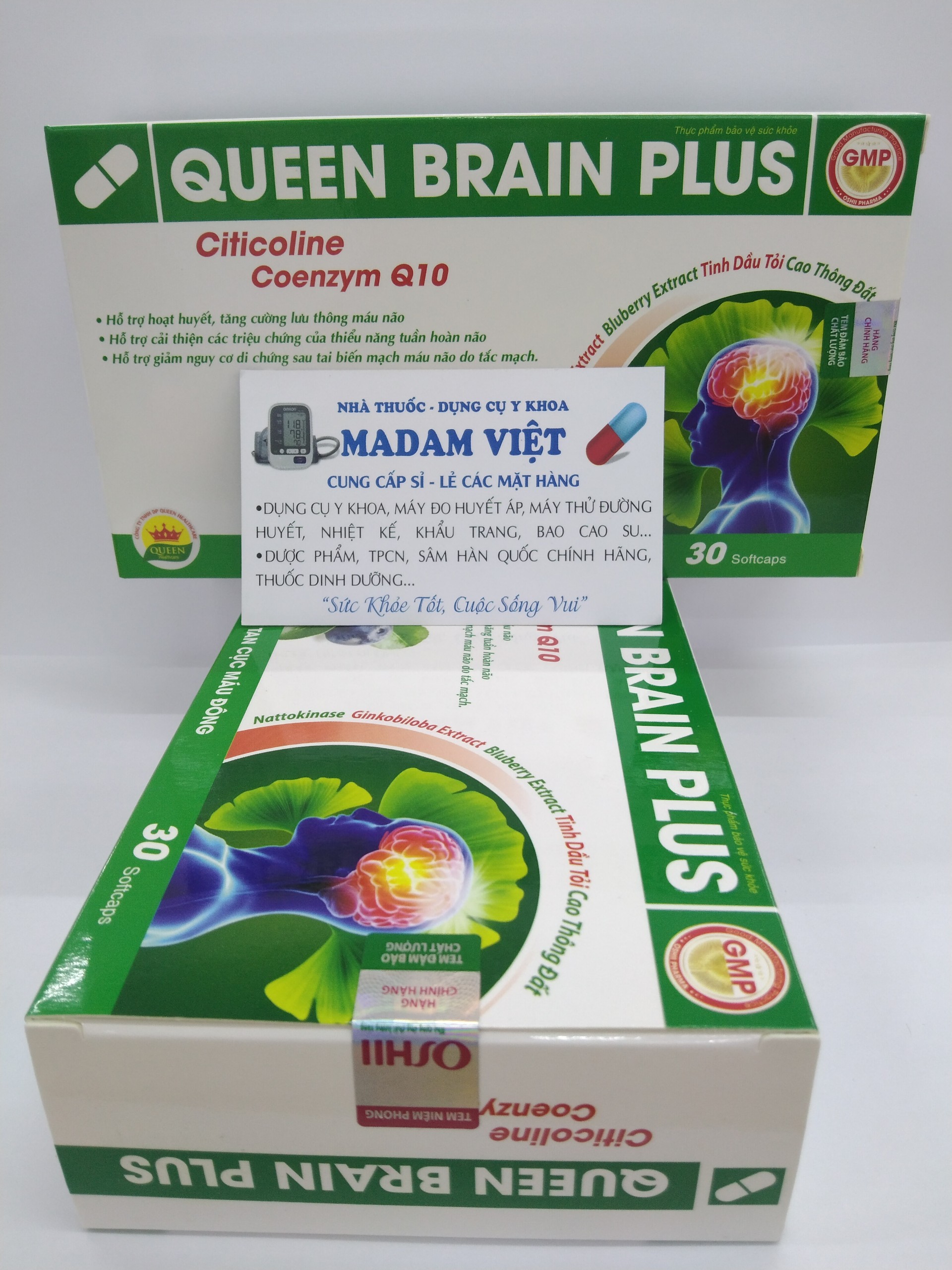 QUEEN BRAIN PLUS: Tăng cường máu não