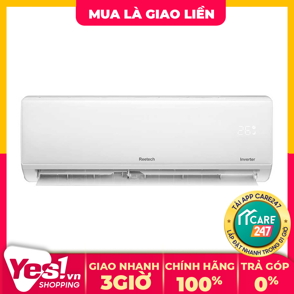 Máy lạnh reetech inverter 2.5 hp rtv24-tc-bi - bảo hành chính hãng - voucher 10% lên đến 800k