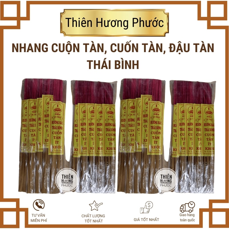 Nhang Cuốn Tàn Số 1- Hương Thơm Lâu Dài, An Toàn Cho Mọi Nhà