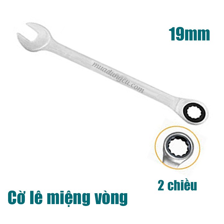 Cờ lê miệng vòng 2 chiều Total TCSPAR191