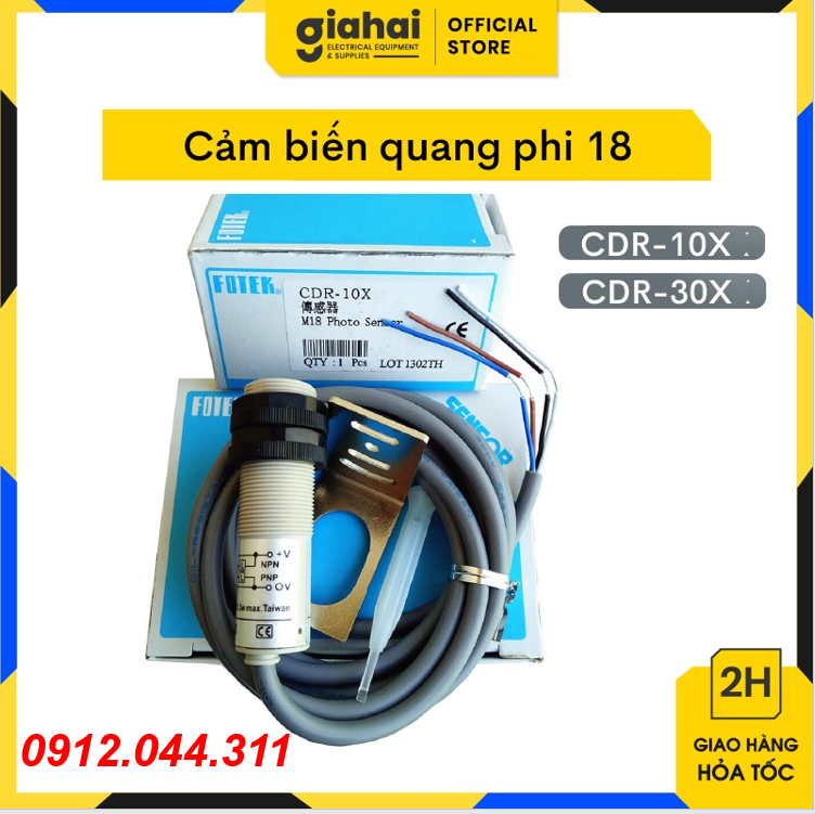 Cảm biến quang phi 18 cdr-10x,cdr-30x tbd28