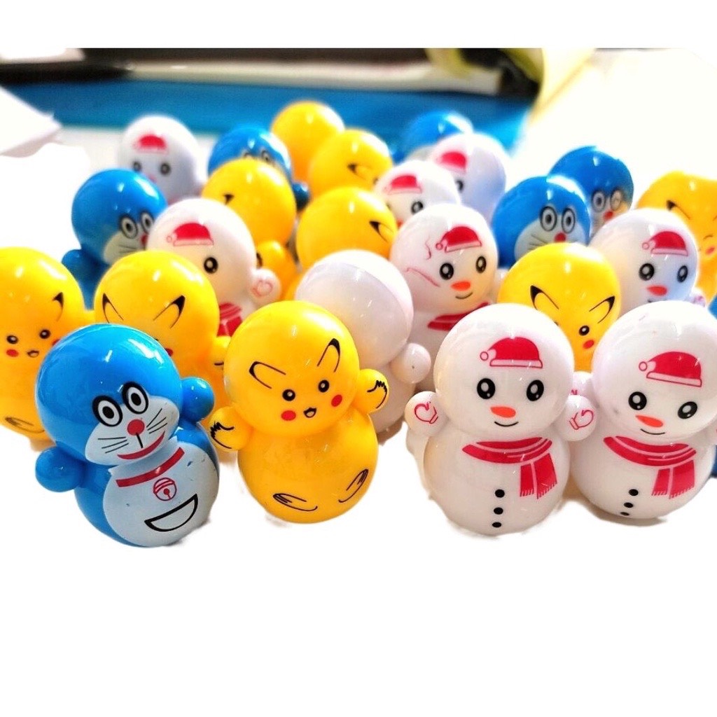 Đồ chơi lật đật mini, trò chơi con mực Squid game siêu dễ thương cho bé