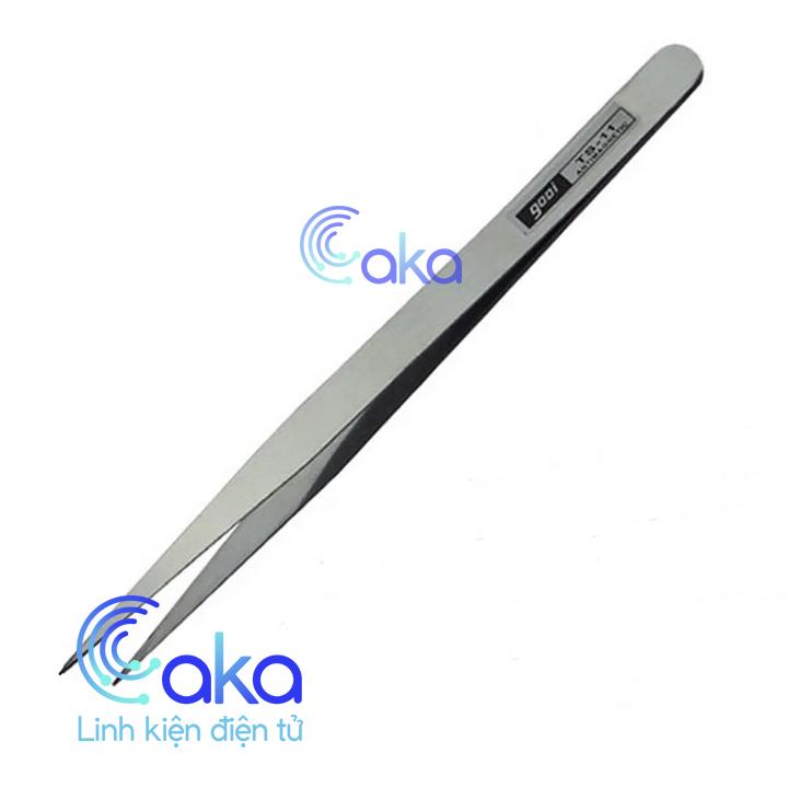 Gooi TS-11 Nhíp nạm kim cương, kẹp tem đánh bóng bằng cát, nhíp sửa chữa điện tử, dụng cụ làm móng kim cương, nhíp inox