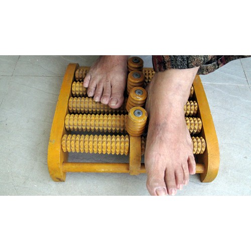 Bàn Lăn Gỗ Massage Chân [5 HÀNG LỚN]