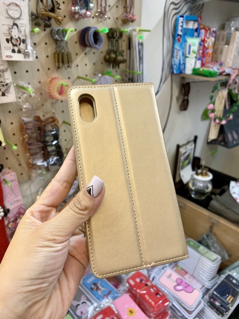 Ốp iphone XR -Bao da hai mặt iphone chuẩn hãng Hanman
