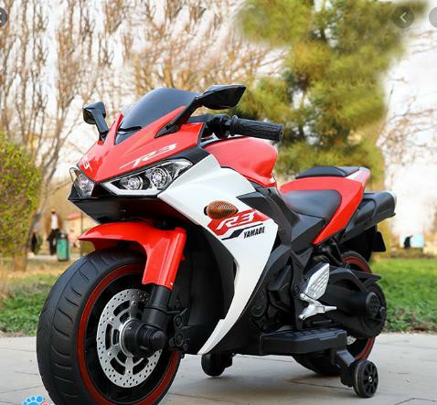 XE MÁY ĐIỆN R3 PHÂN KHỐI LỚN MÀU ĐỎ CHO BÉ