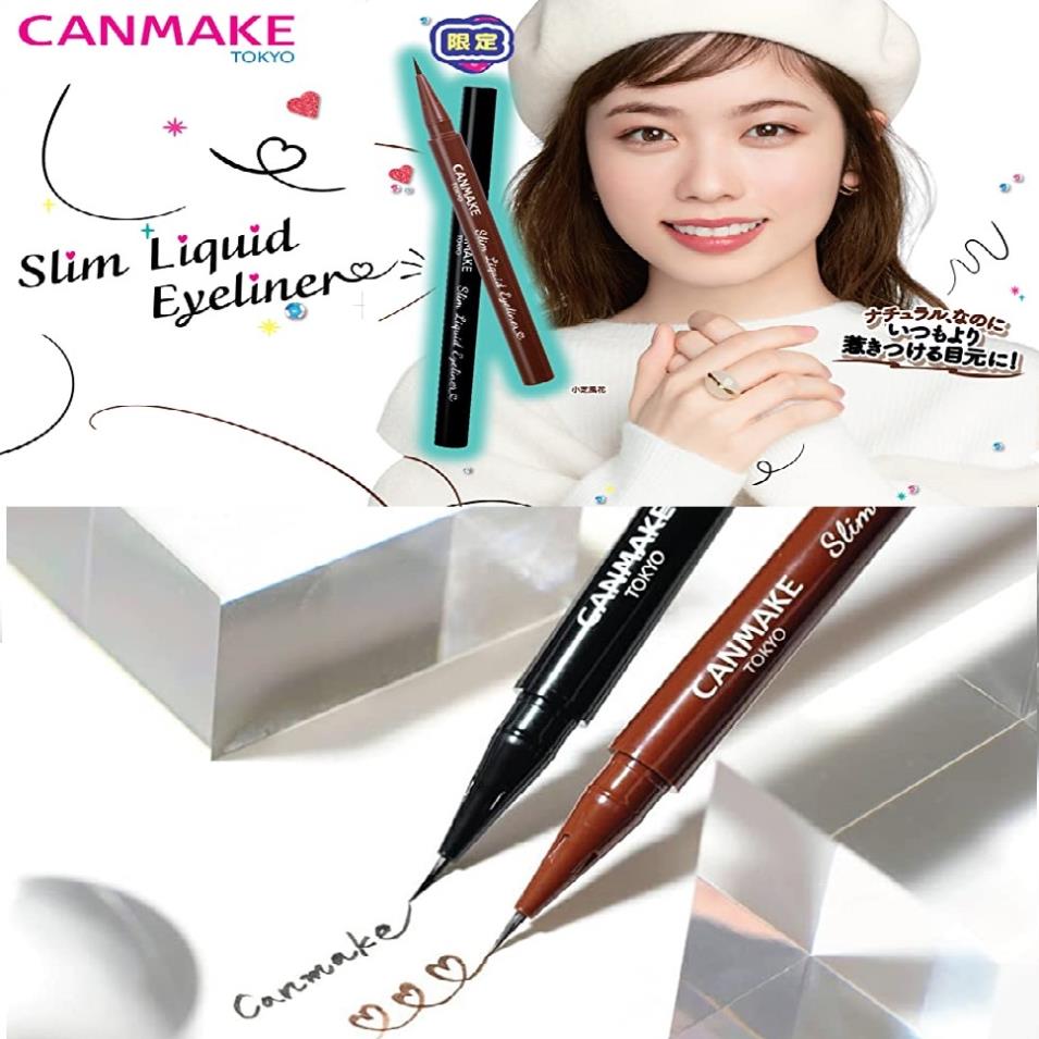 [Hàng Nội Địa Nhật] Kẻ mắt nước Canmake Slim Liquid Eyeliner không lem, không trôi