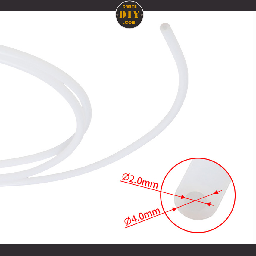 Ống Teflon dẫn nhựa máy in 3D - 1 mét