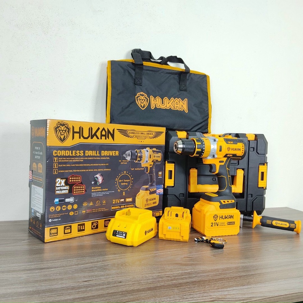 [CHÍNH HÃNG]  Máy Khoan Pin HUKAN Z1600