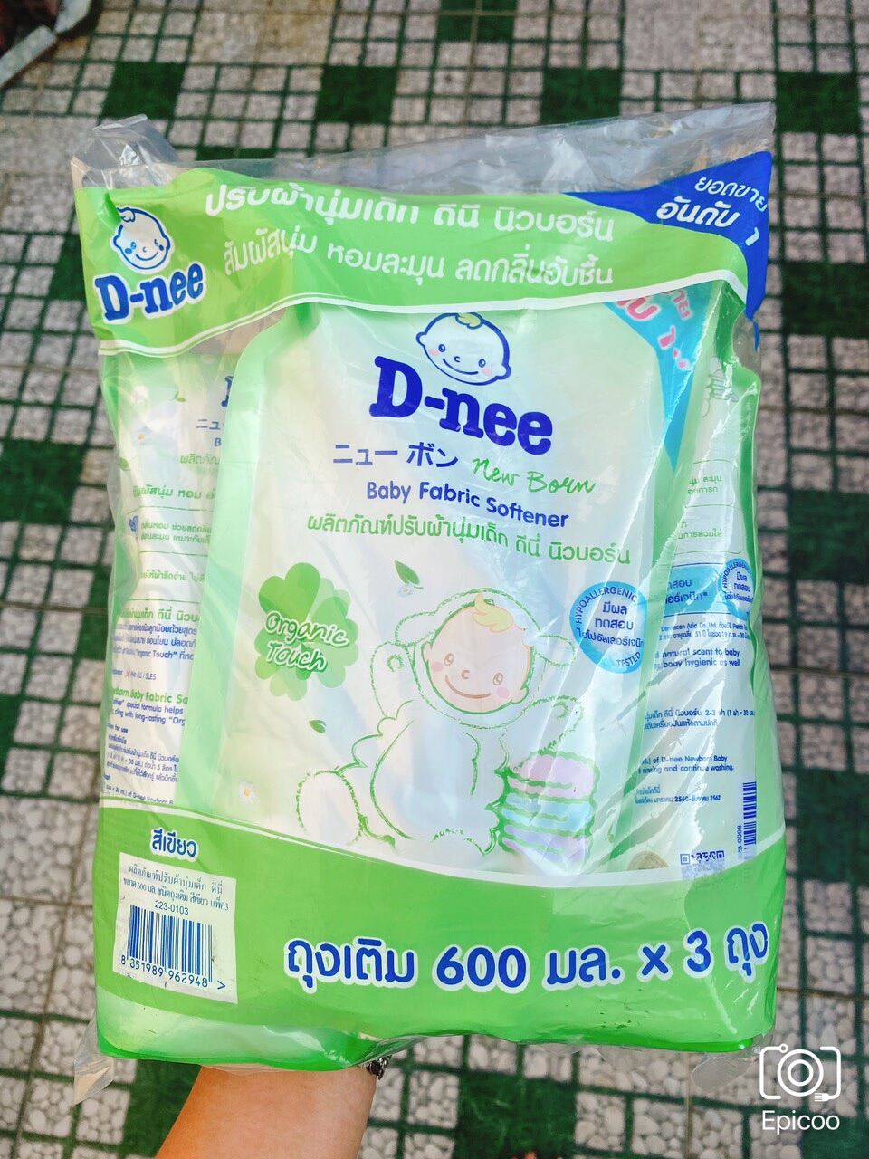 HCM- NƯỚC XẢ DNEE TÚI 600ML THÁI LAN