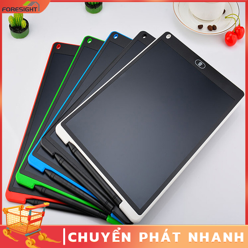 Máy Tính Bảng Viết LCD 12 Inch Bảng Vẽ Kỹ Thuật Số Điện Tử Bảng Viết Xóa Được Xóa Một Cú Nhấp Chuột Kèm Nút Khóa Quà Tặng Cho Trẻ Em Người Lớn Tại Nhà Văn Phòng Trường Học