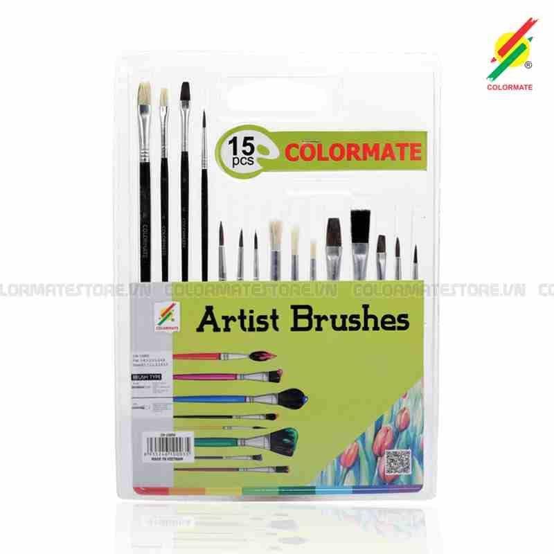 Bộ 15 Cây Cọ Vẽ