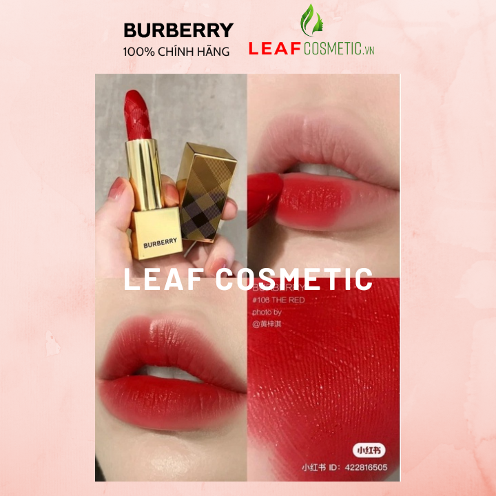 Son burberry kisses matte màu 106 the red