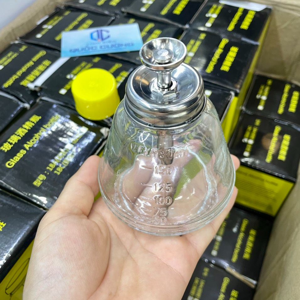 Bình thủy tinh chiết dung dịch 180ml