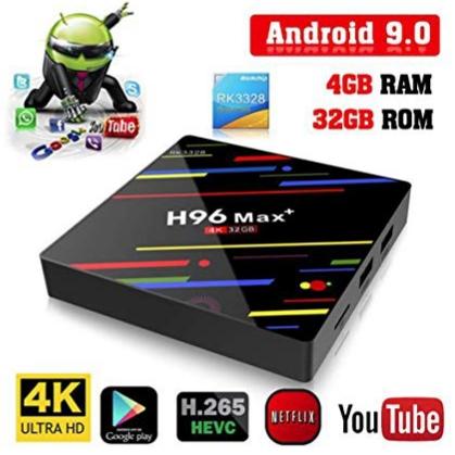 Android TV Box H96 Max+ Ram 4GB Rom 32GB - H96 Max+ 4+32G