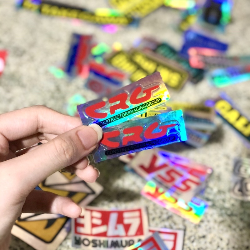 ( Mẫu ngẫu nhiên ) Tem dán logo xe máy, sticker logo xe máy, decal dán xe máy