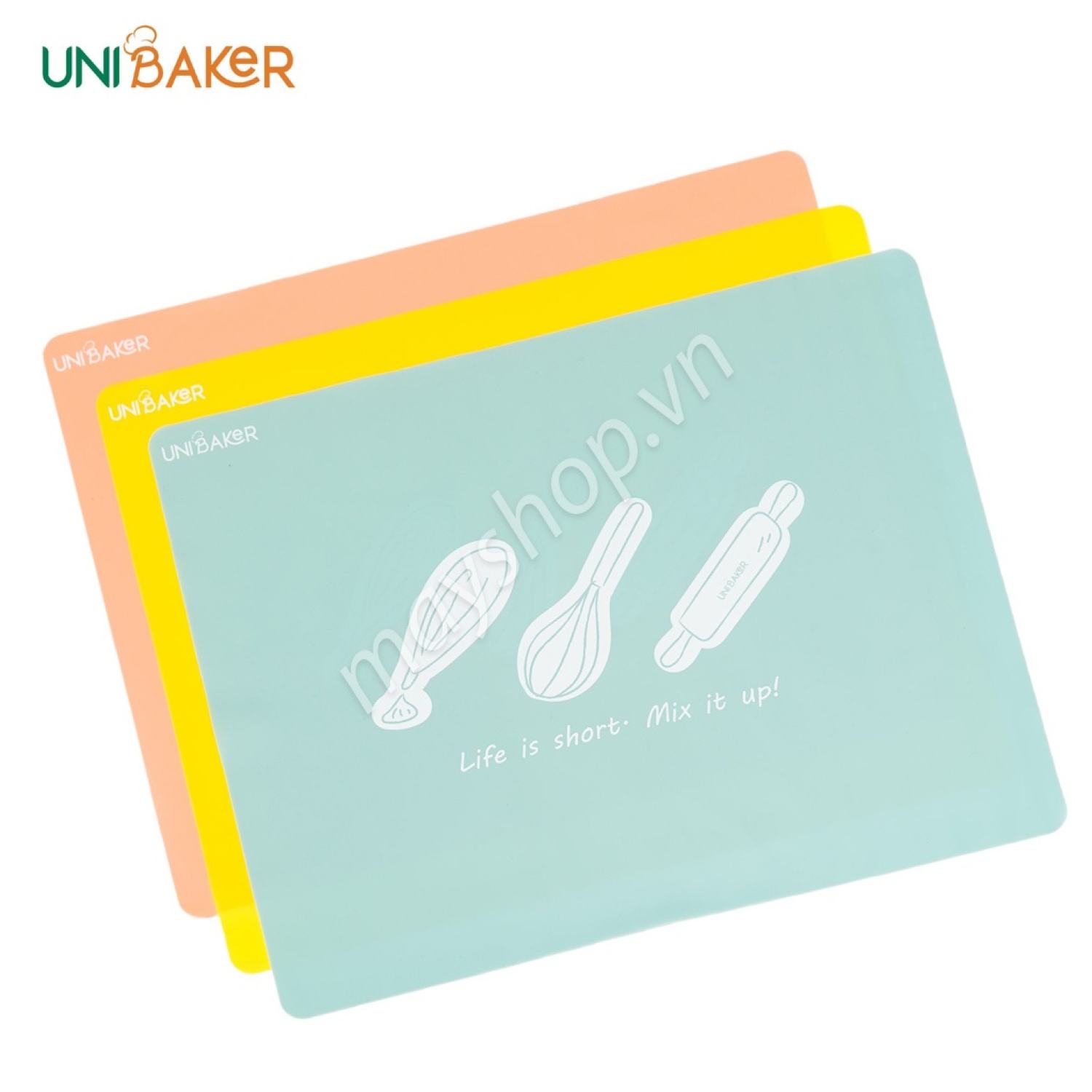 Tấm nhào bột silicone mat chống dính Unibaker