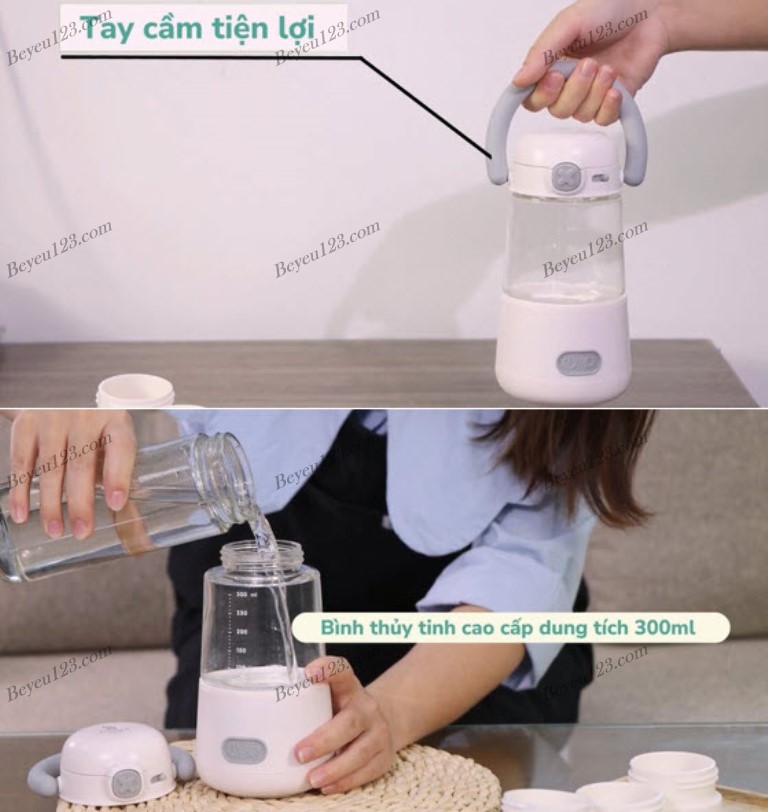 (MB069) Máy hâm sữa di động không dây MOAZ BÉBÉ MB - 069