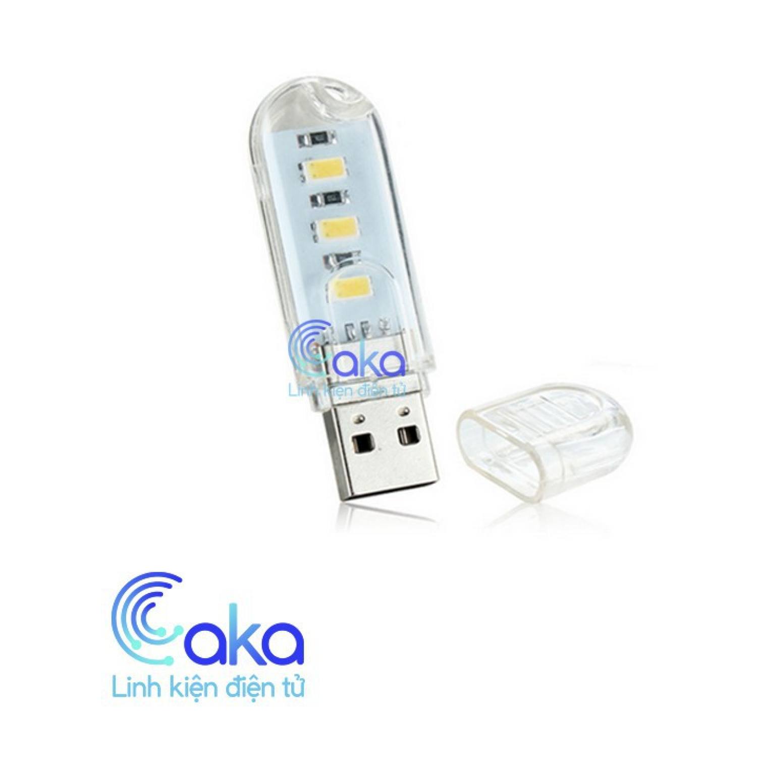 Đèn USB LED siêu sáng 3led 8 Led nhỏ gọn