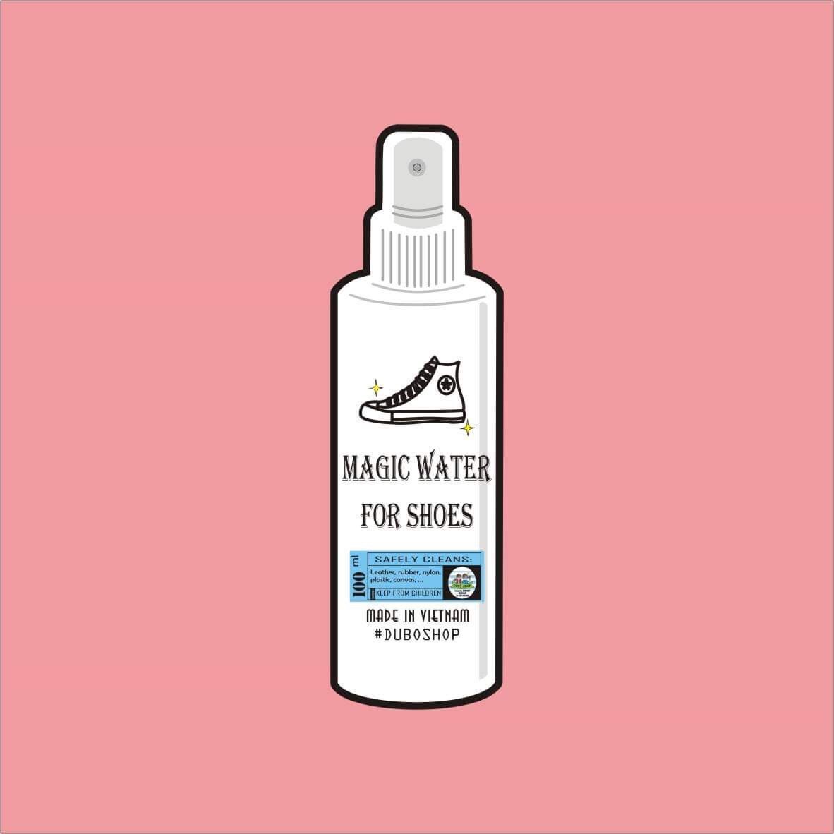 Nước lau giày vệ sinh giày siêu tốc MAGIC WATER 100ML