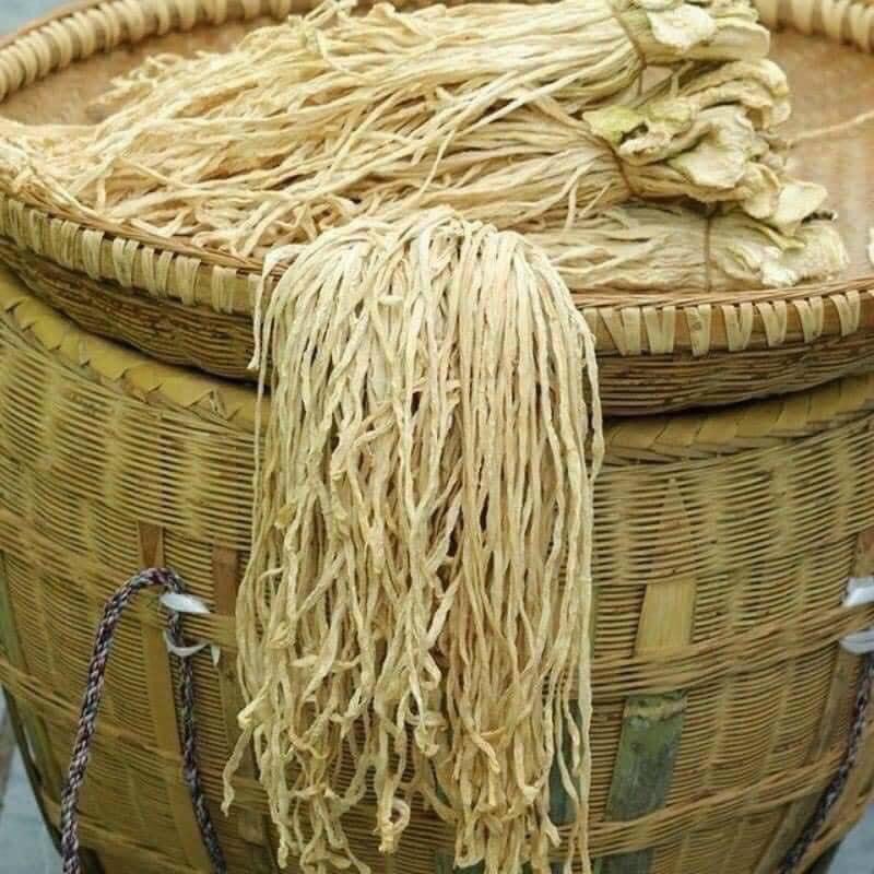 Củ cải khô thái sợi phơi nắng tự nhiên