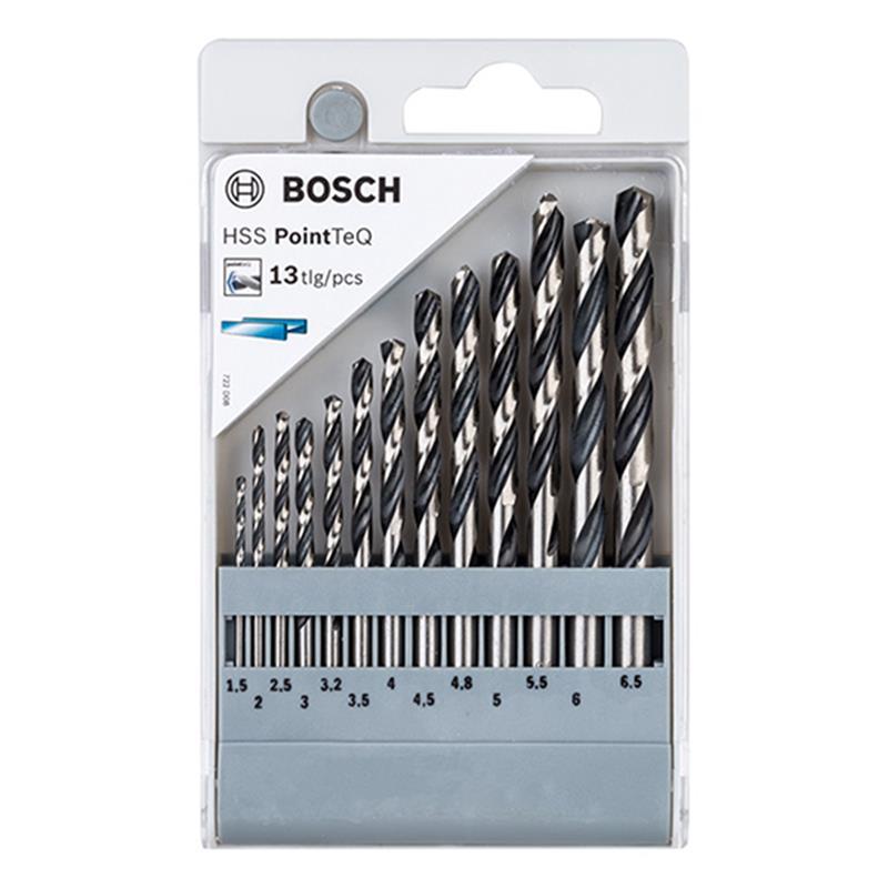 1.5-6.5mm Bộ mũi khoan sắt đa năng 13 chi tiết