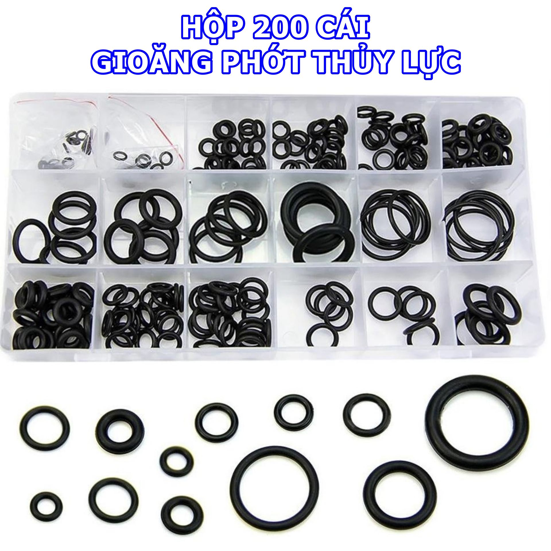 200 gioăng ron cao su dây cấp dây bát sen dây xịt cho đường nước, đường dầu thủy lực, đường khí nén... Làm việc từ -40 độ C đến 120 độ C