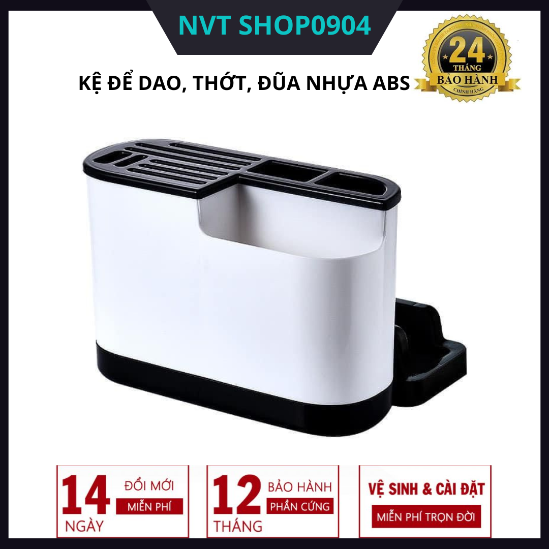 KỆ ĐỂ DAO, THỚT, ĐŨA NHỰA ABS